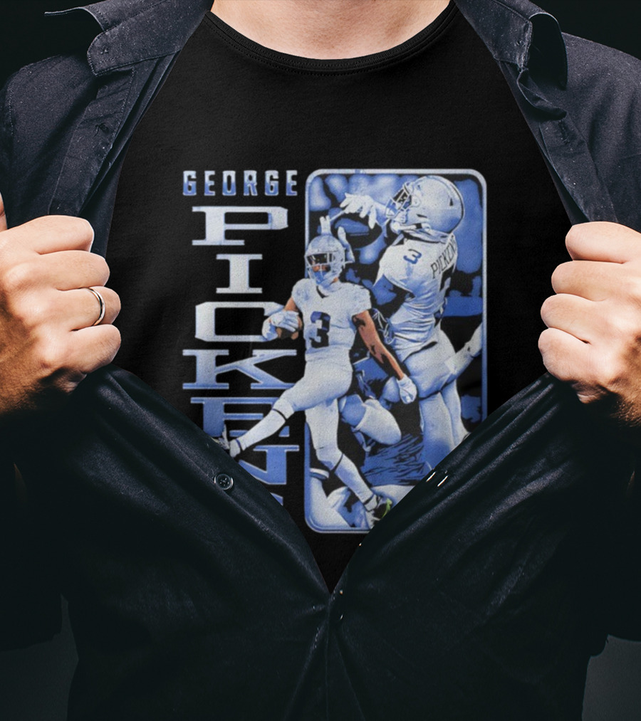 George Pickens Football Catch Highlights Cowboys Theme T-Shirt