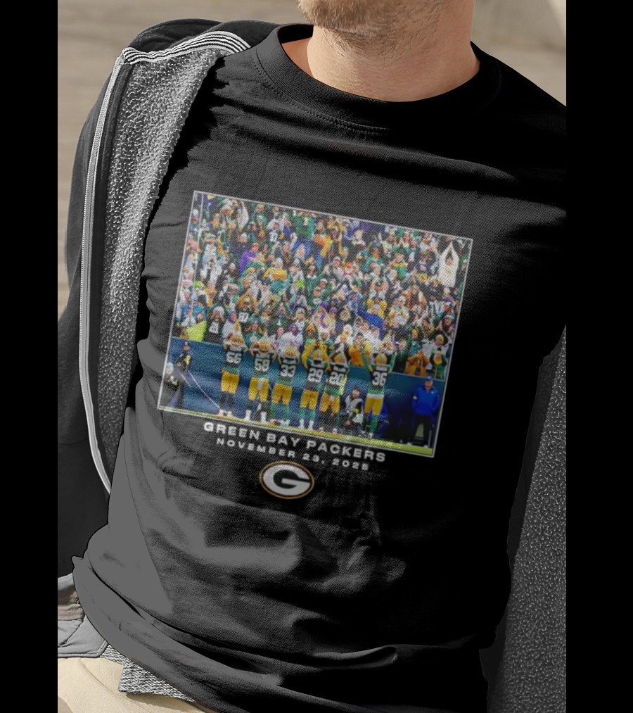 Green Bay Packers NFL Crowd Celebration November 23rd 2025 T-Shirt