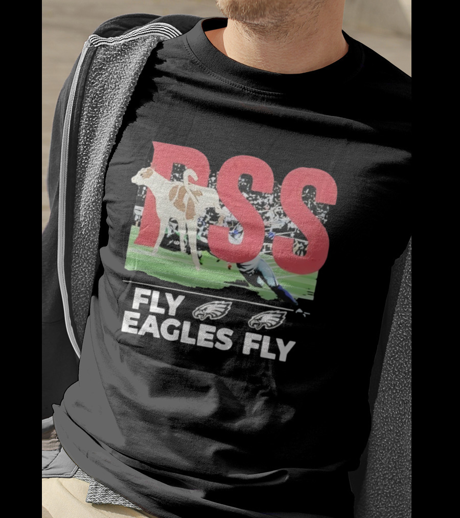 Fly Eagles Fly Philadelphia PSS Dog Peeing Football T-Shirt