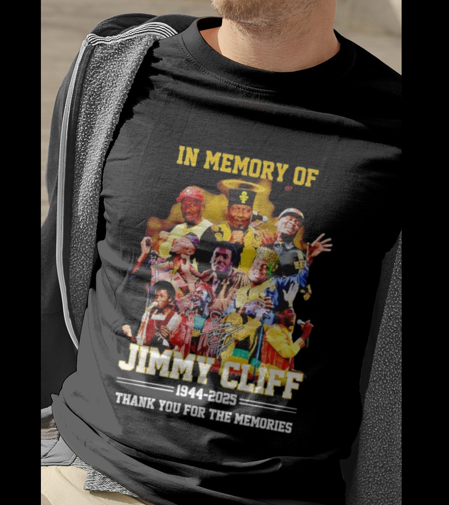 Jimmy Cliff 1944 2025 Thank You For The Memories T-Shirt