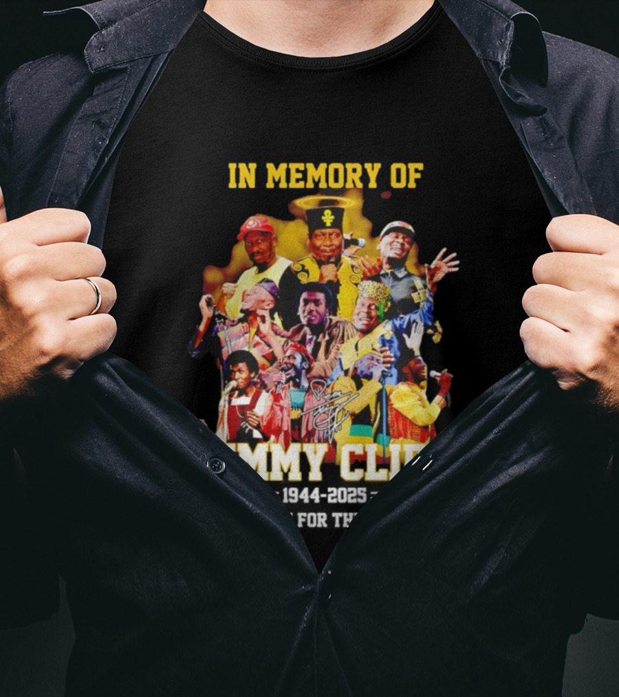 Jimmy Cliff 1944 2025 Thank You For The Memories T-Shirt