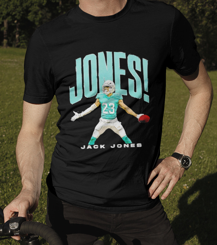 JONES 23 Holding Football Miami T-Shirt