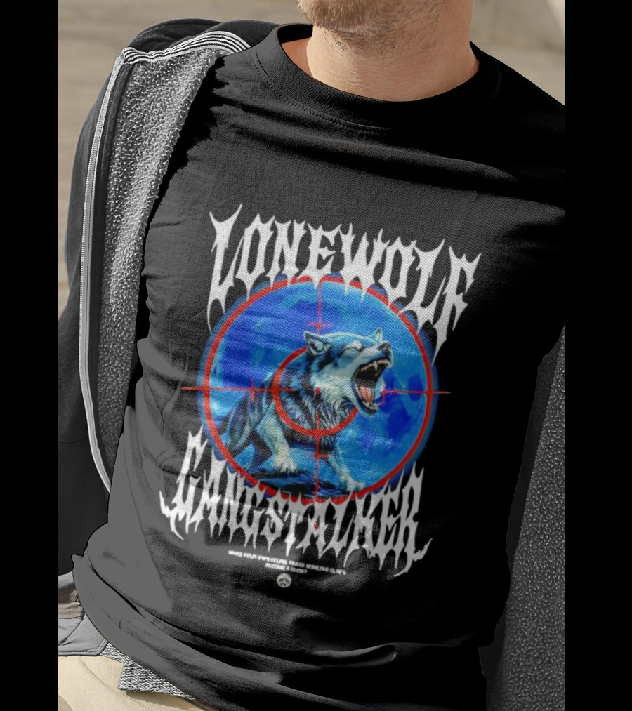 Lonewolf Gangstalker Lone Wolf Sniper Target Graphic T-Shirt