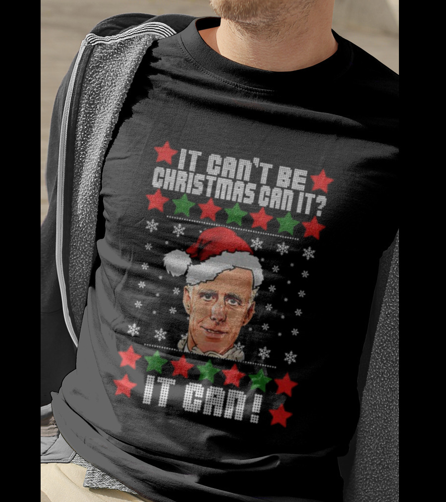 Mick McCarthy Santa Hat Christmas It Can't Be Christmas Can It It Can T-Shirt
