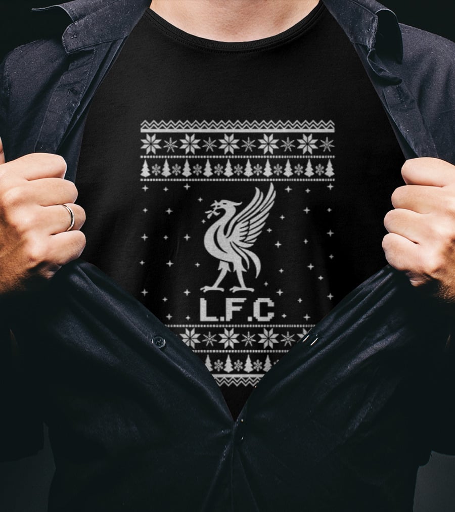 LFC Merry Christmas Festive Football Holiday Celebration T-Shirt