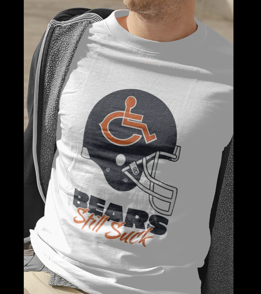 Chicago Bears Still Suck NFL Football Helmet 2025 Cartoon T-Shirt