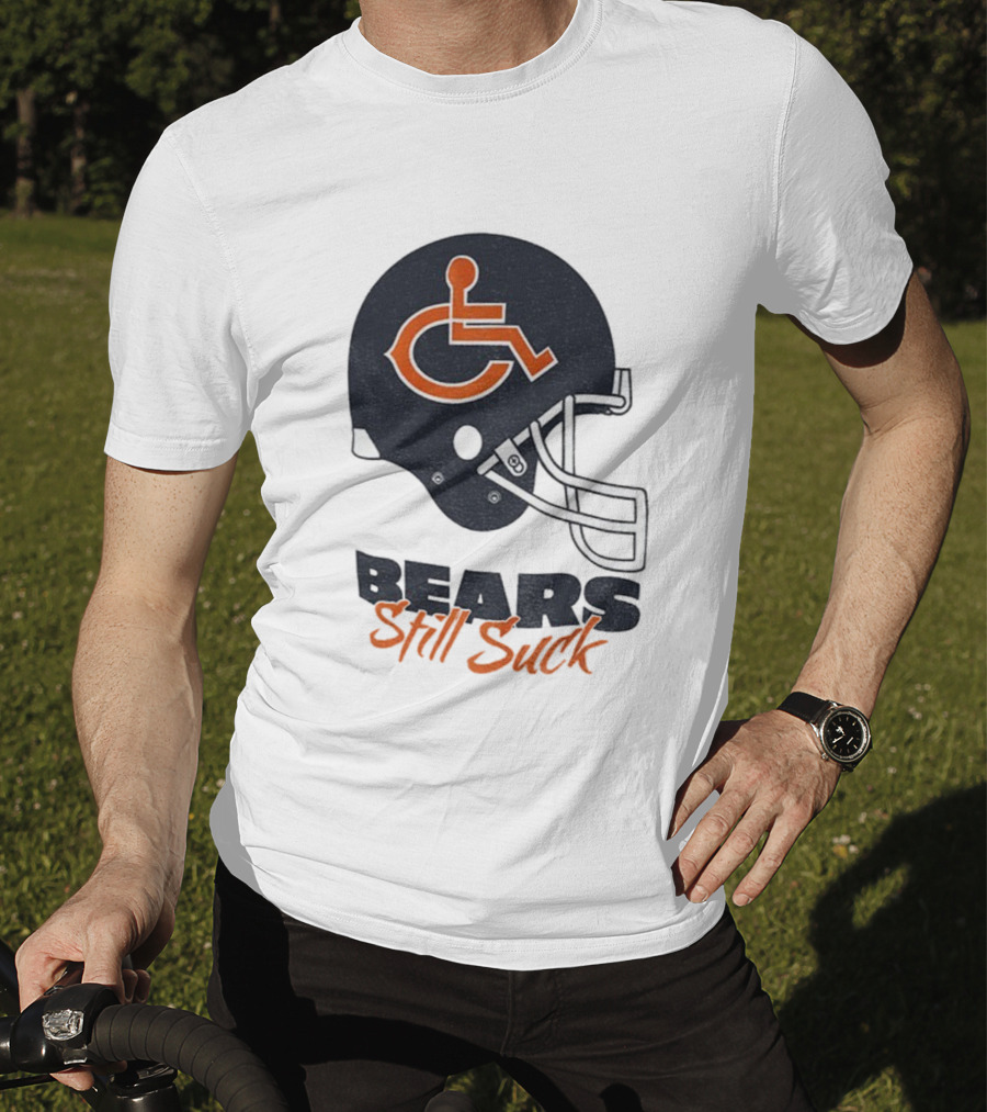 Chicago Bears Still Suck NFL Football Helmet 2025 Cartoon T-Shirt