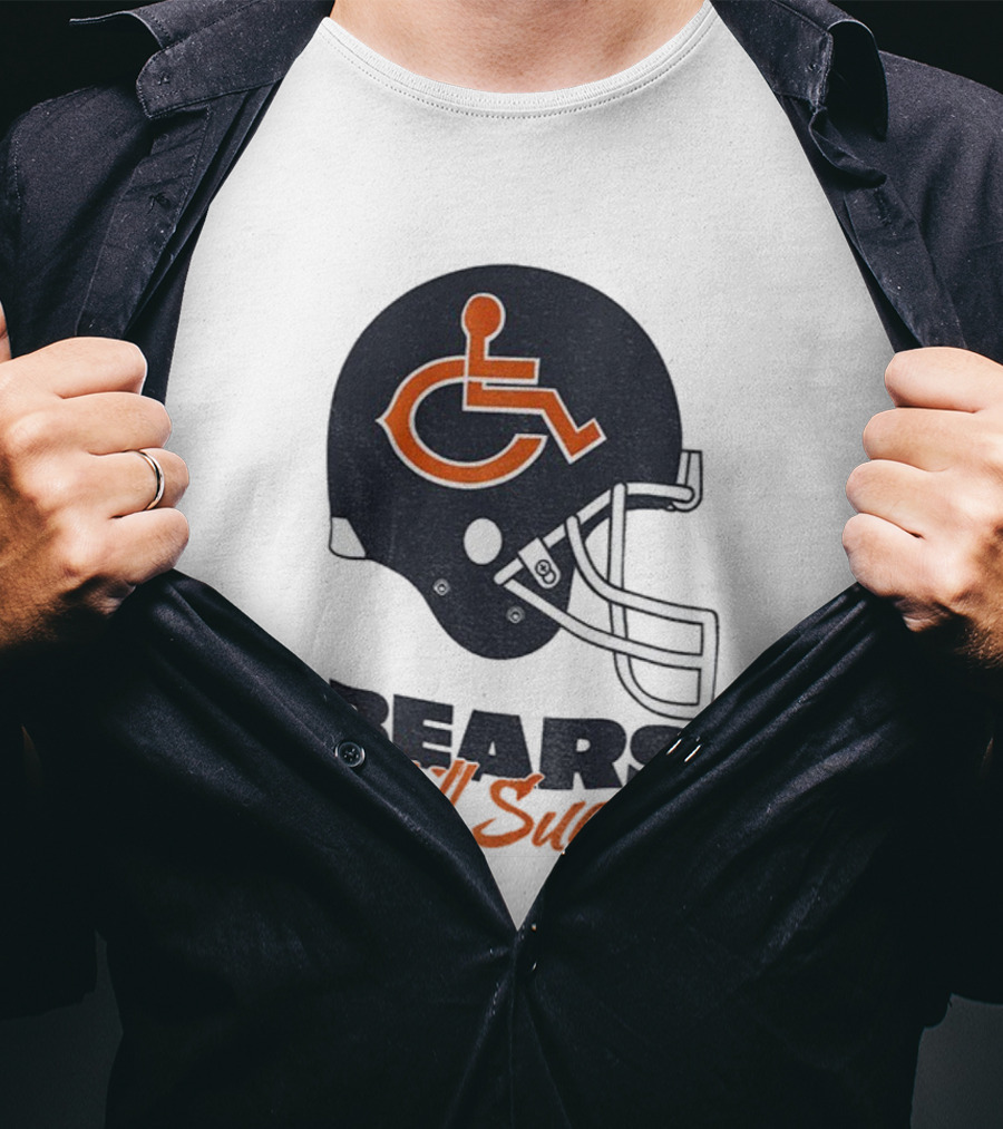 Chicago Bears Still Suck NFL Football Helmet 2025 Cartoon T-Shirt