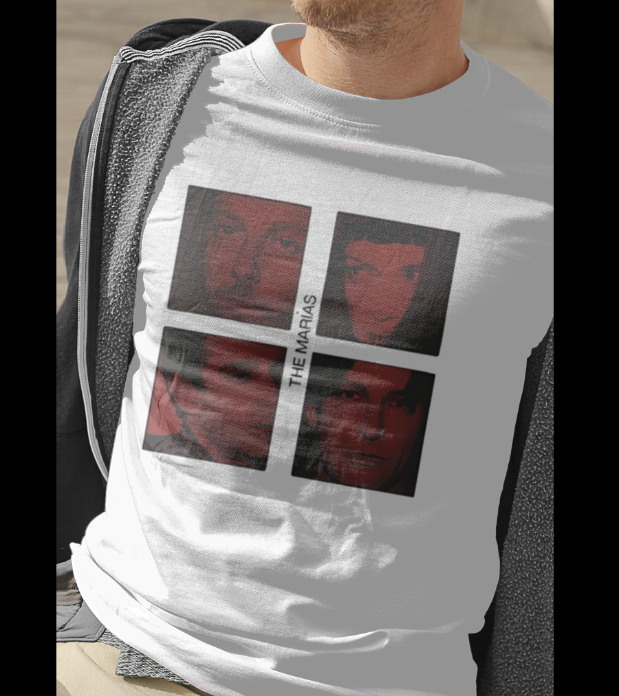 The Marías Band Tour 2025 Red Tone Portraits T-Shirt