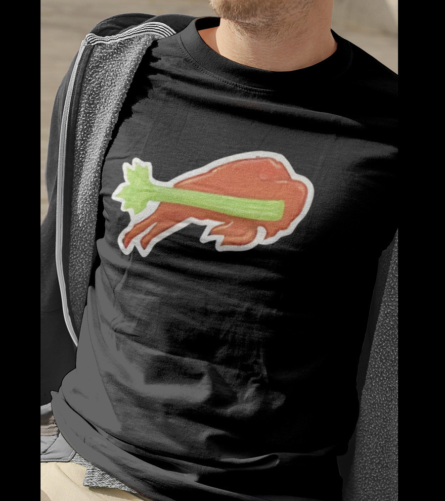 2025 Buffalo Bills Chicken Wing Celery Buffalo Wings Football T-Shirt