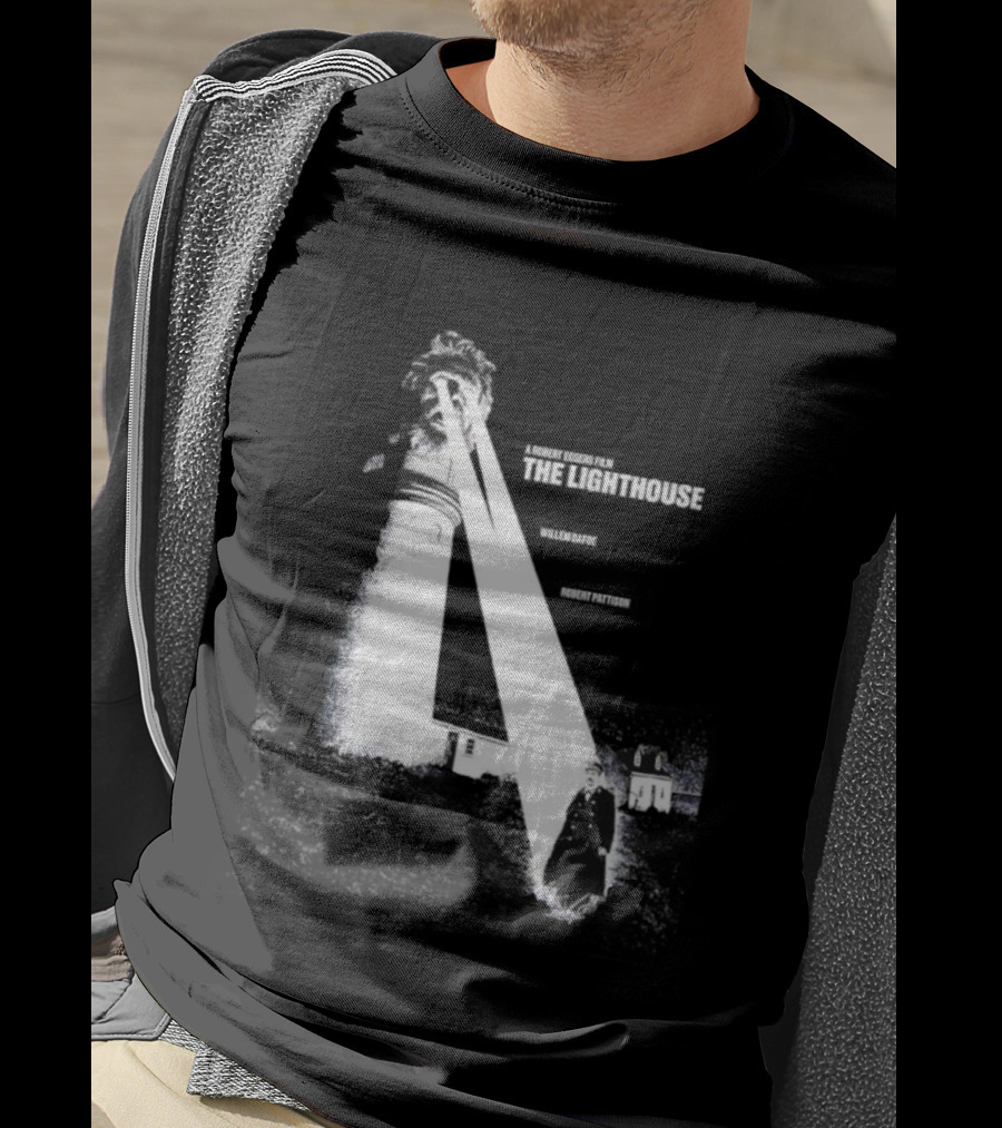 Robert Eggers The Lighthouse Willem Dafoe Robert Pattinson Vintage Scene T-Shirt