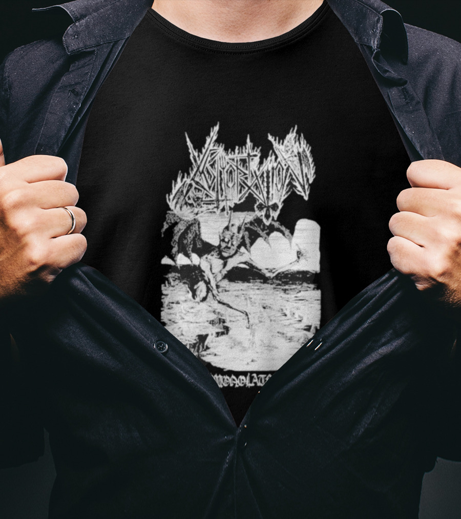 Abhorration Demonolatry Gothic Demon Artwork T-Shirt