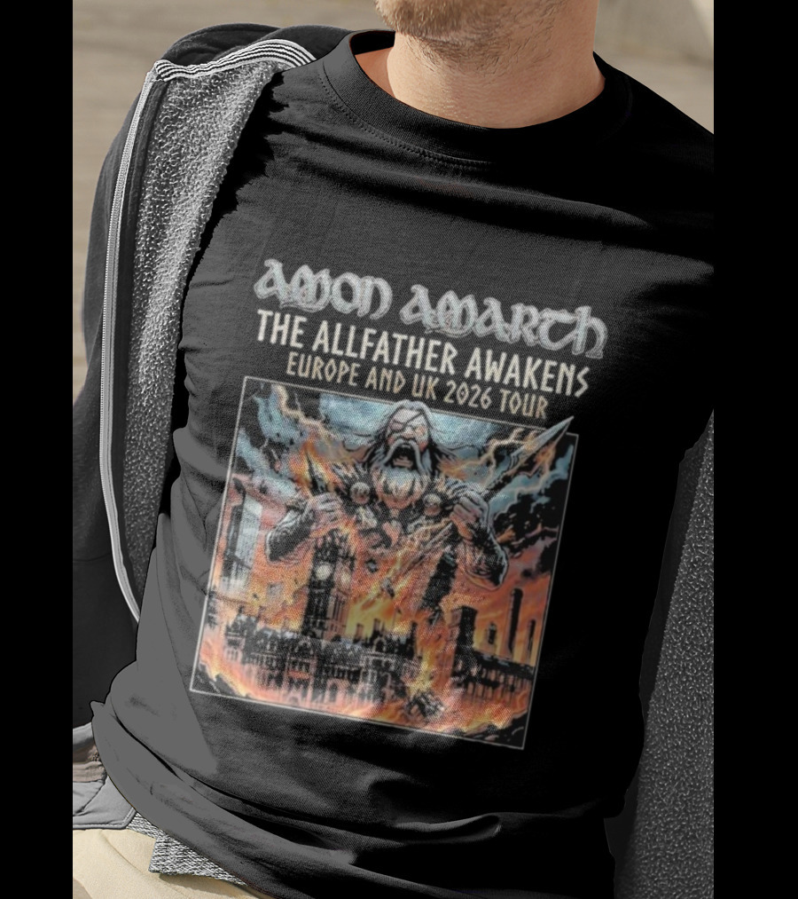Amon Amarth The Allfather Awakens Europe And UK 2026 Tour Manchester UK 10 October T-Shirt