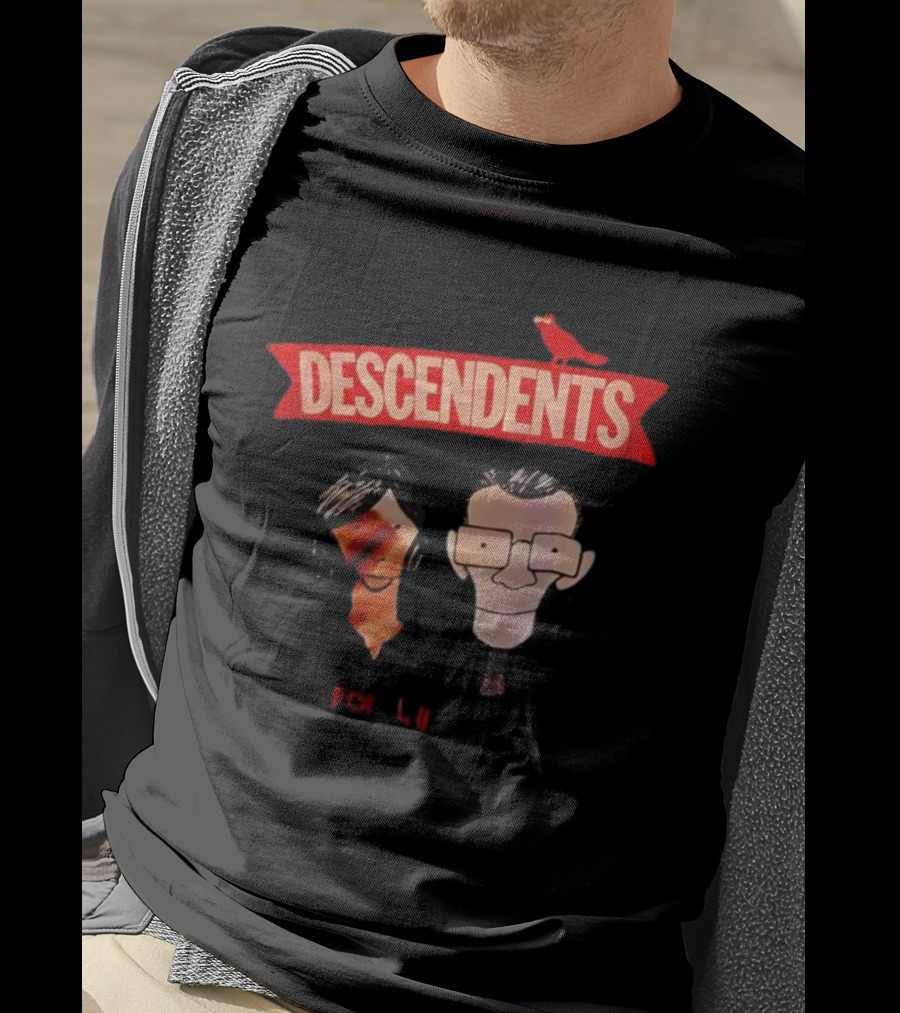 Descendents Band Portland 2025 Event With Iconic Cartoon Characters T-Shirt