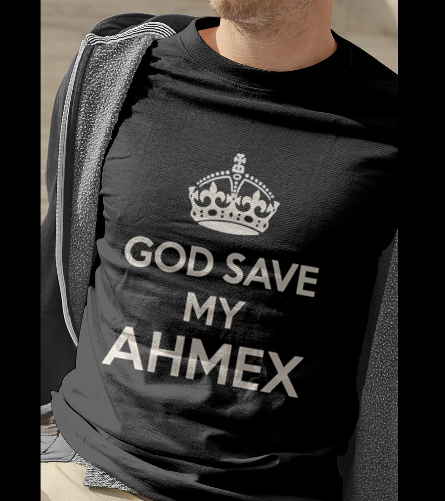 God Save My Ahmex Crown Design T-Shirt