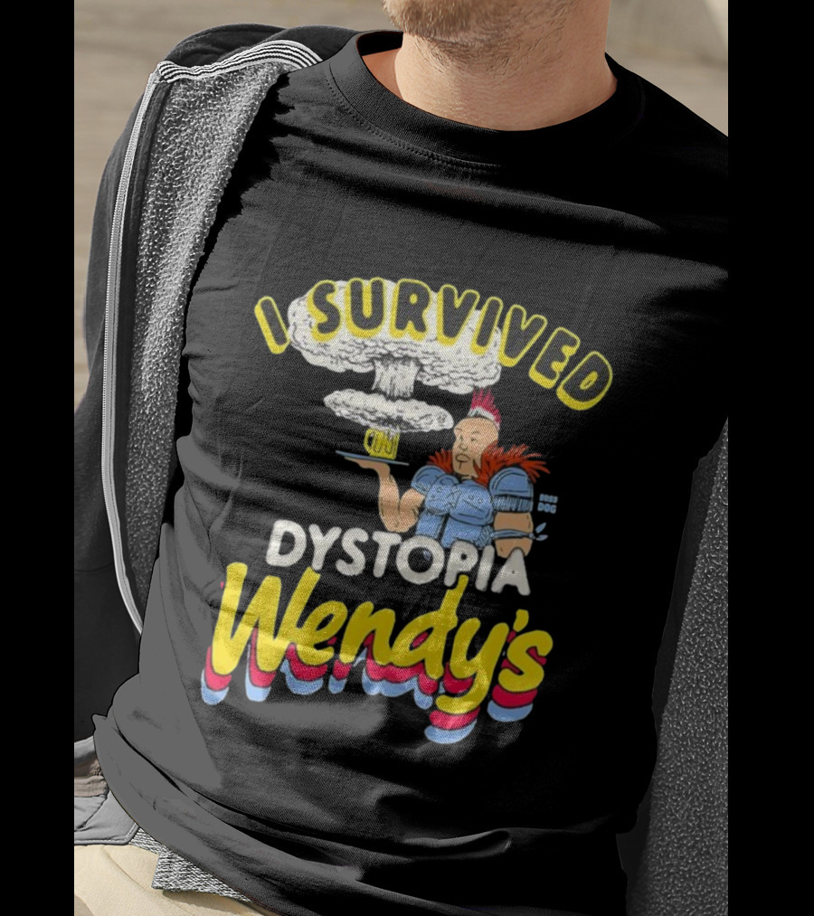 I Survived Dystopia Wendy’s Post-Apocalyptic Character Explosion T-Shirt