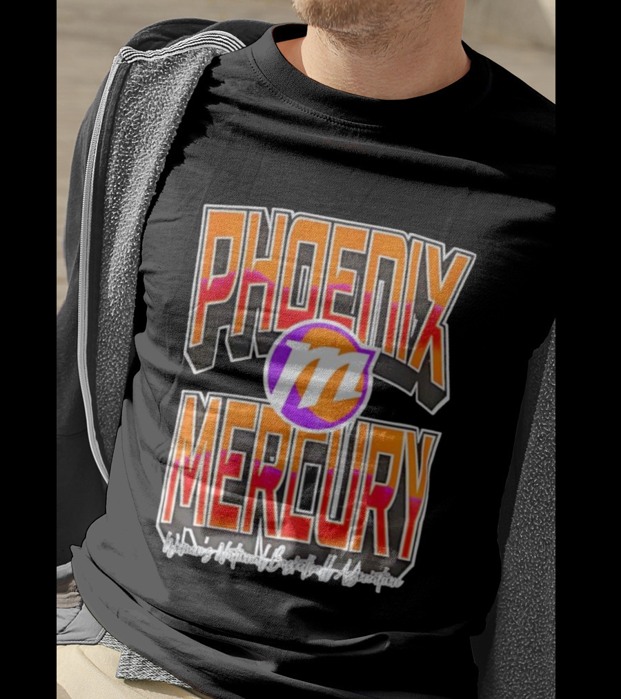 Phoenix Mercury Women's National Basketball Association Homage T-Shirt