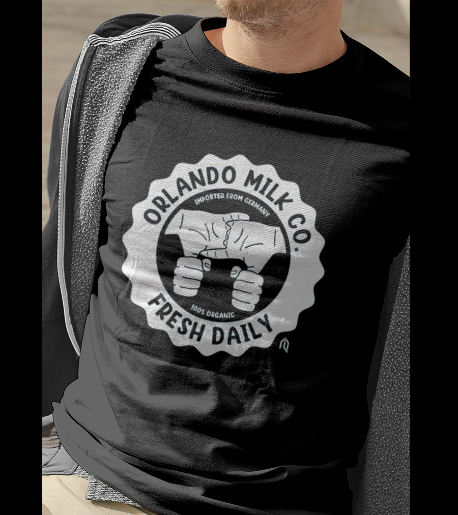 Orlando Magic Milk Co. Fresh Daily Imported From Germany 100% Organic T-Shirt