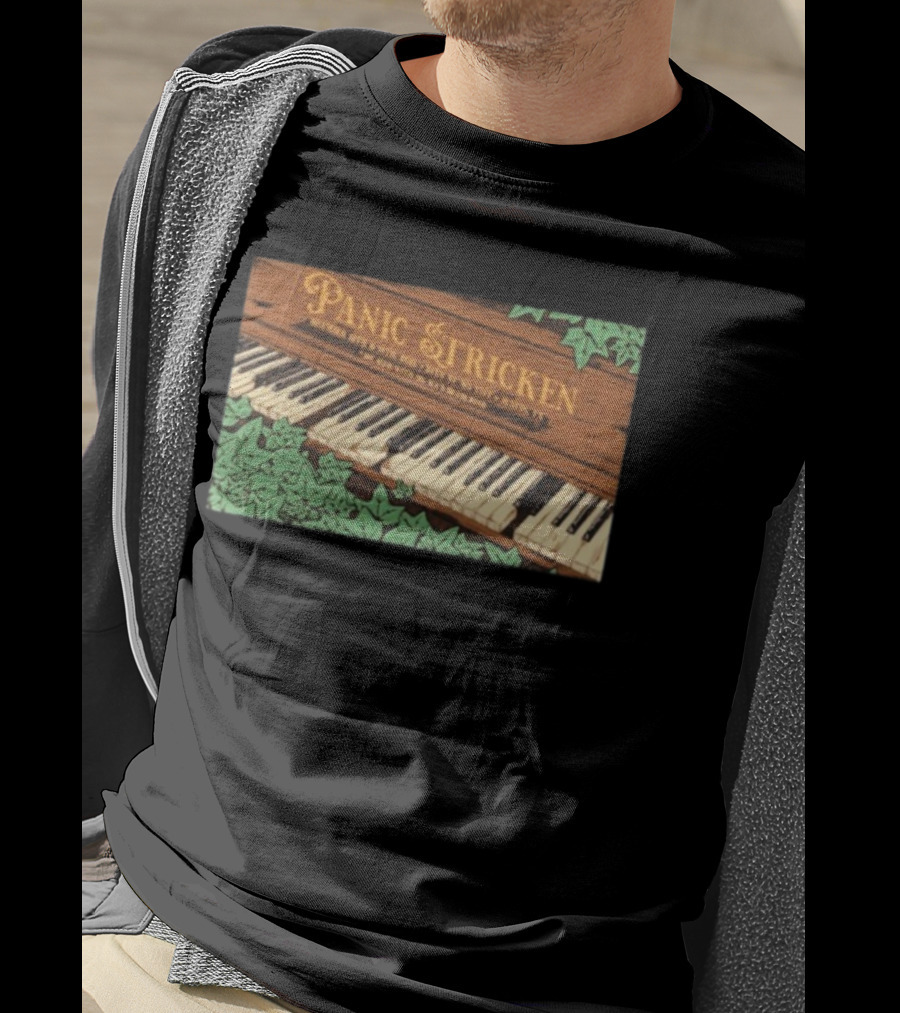 Panic Stricken December 12-14 2025 Austin TX Piano With Green Vines T-Shirt