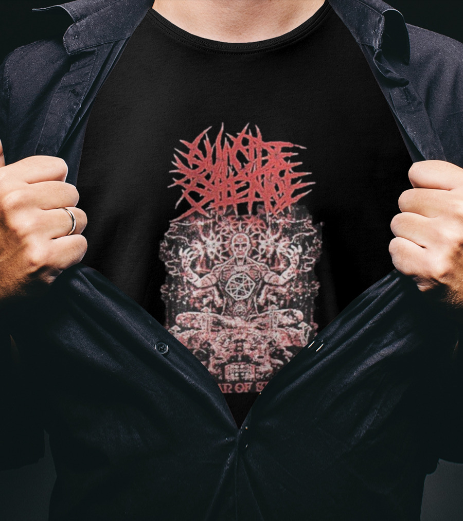 Suicide Silence Altar Of Self Heavy Metal Occult Imagery T-Shirt