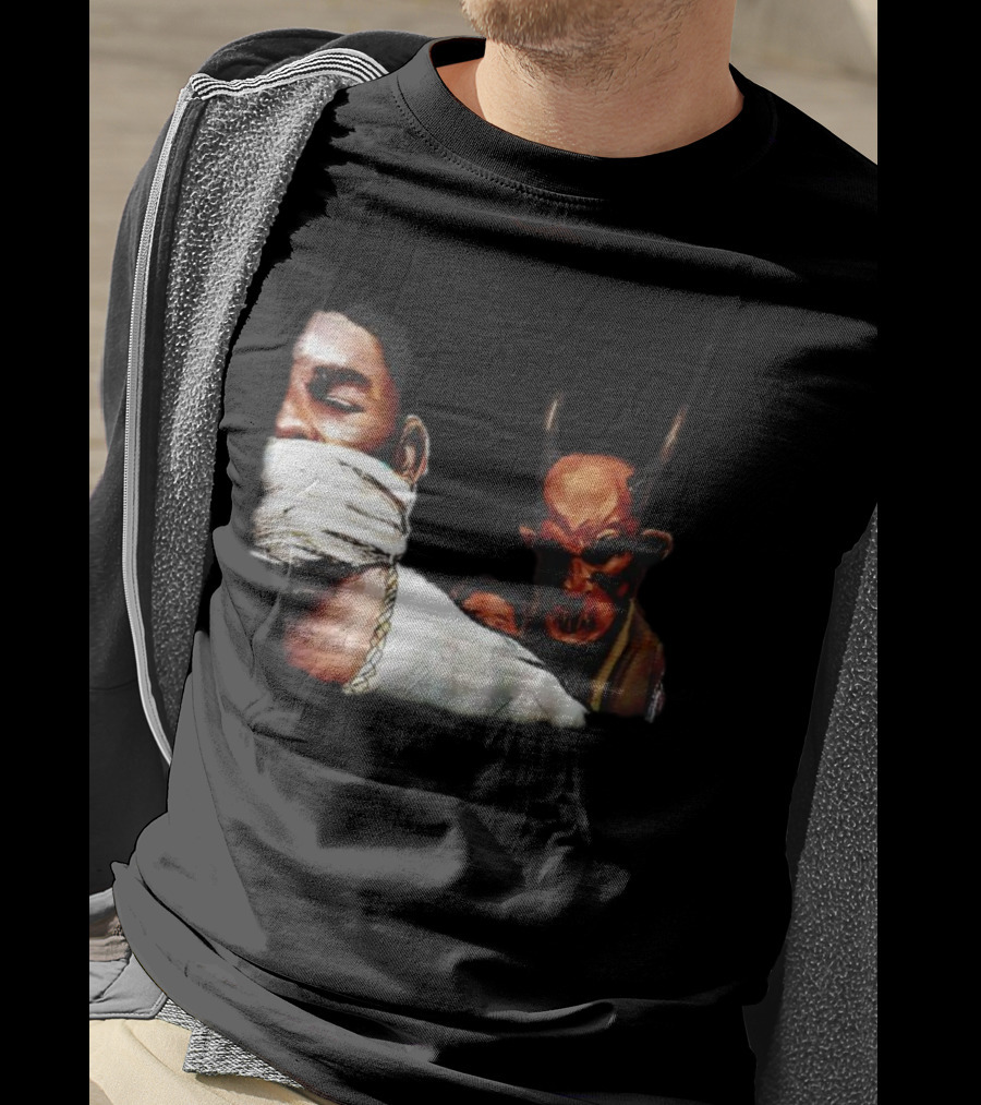 The Uncomfortable Truth Ransom Conductor Williams Devil On Shoulder Artwork T-Shirt