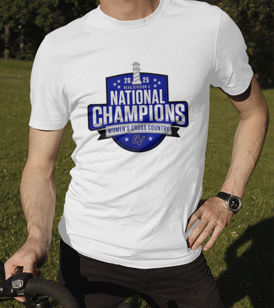 NCAA Division II Women's Cross Country 2025 National Champions GVSU T-Shirt