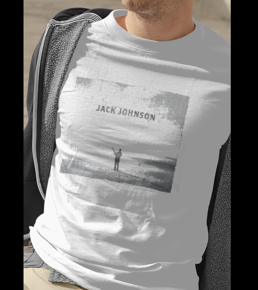 Jack Johnson Meet The Moonlight North America Tour 2022 Surfer Silhouette T-Shirt