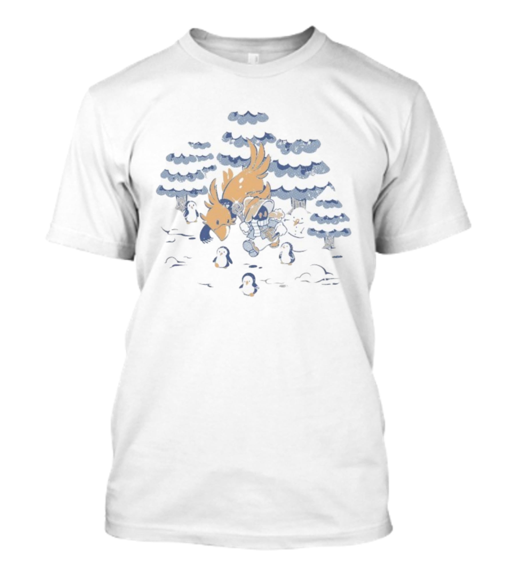 Pop Culture Wizard Winter Wonderland Adventure Chocobo And Vivi Inspo T-Shirt