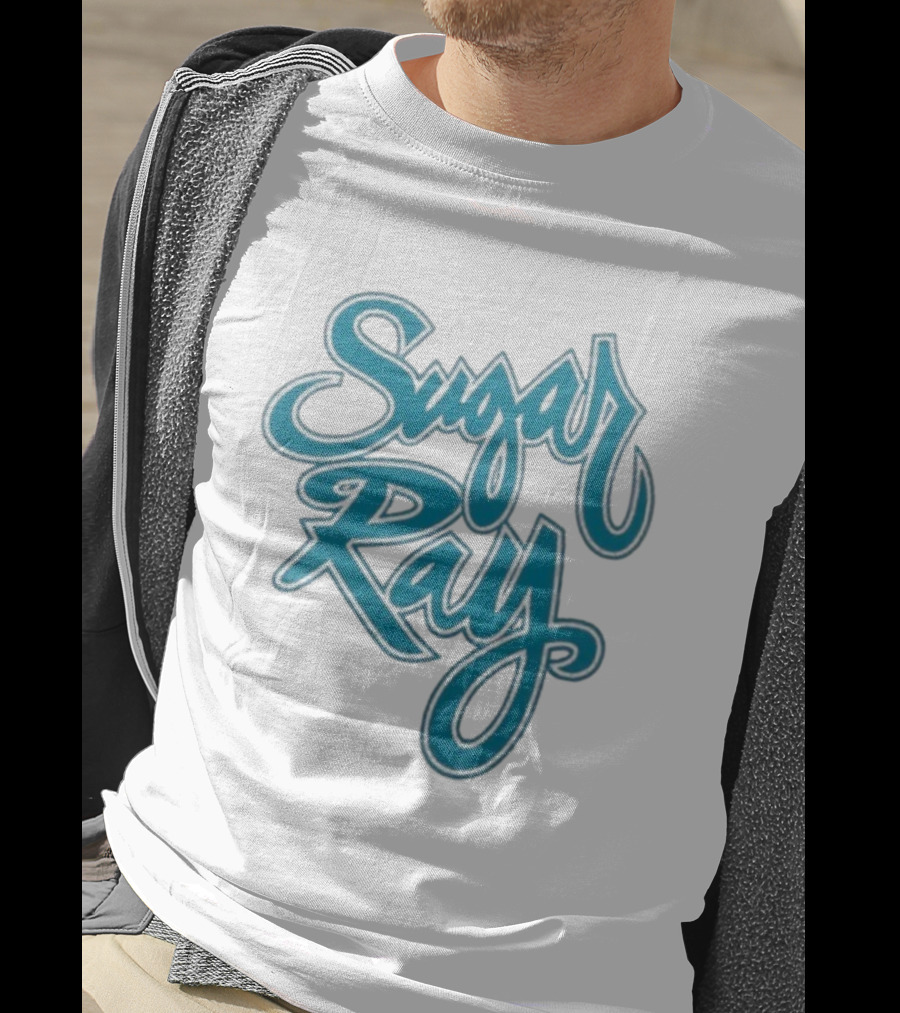Sugar Ray Retro Blue Script Emblem T-Shirt