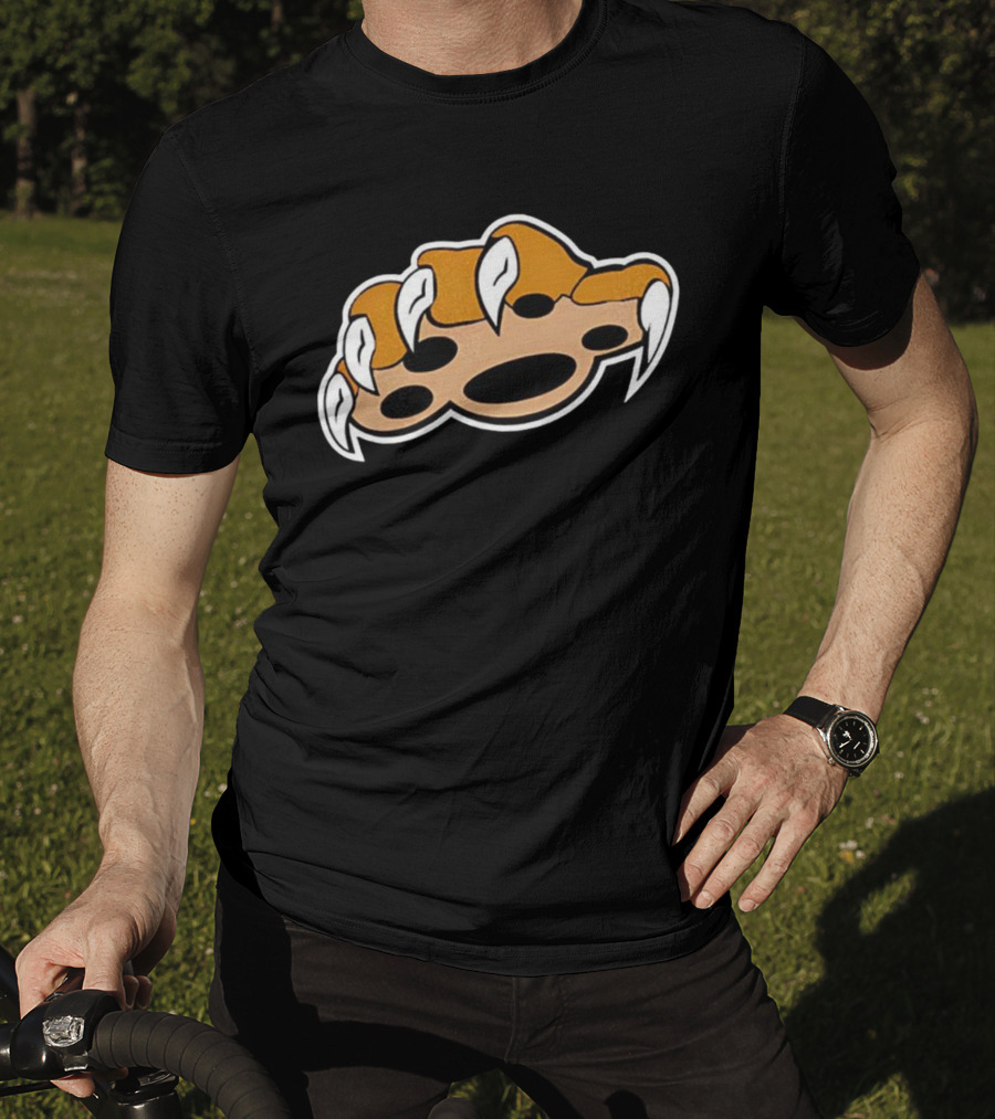 Cat Paw Swipe Claw Scratch Icon Graphic T-Shirt