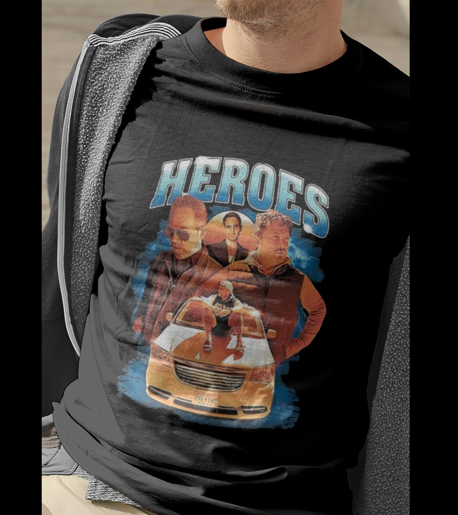 Heroes Pre-Inc Car Scene Trio T-Shirt