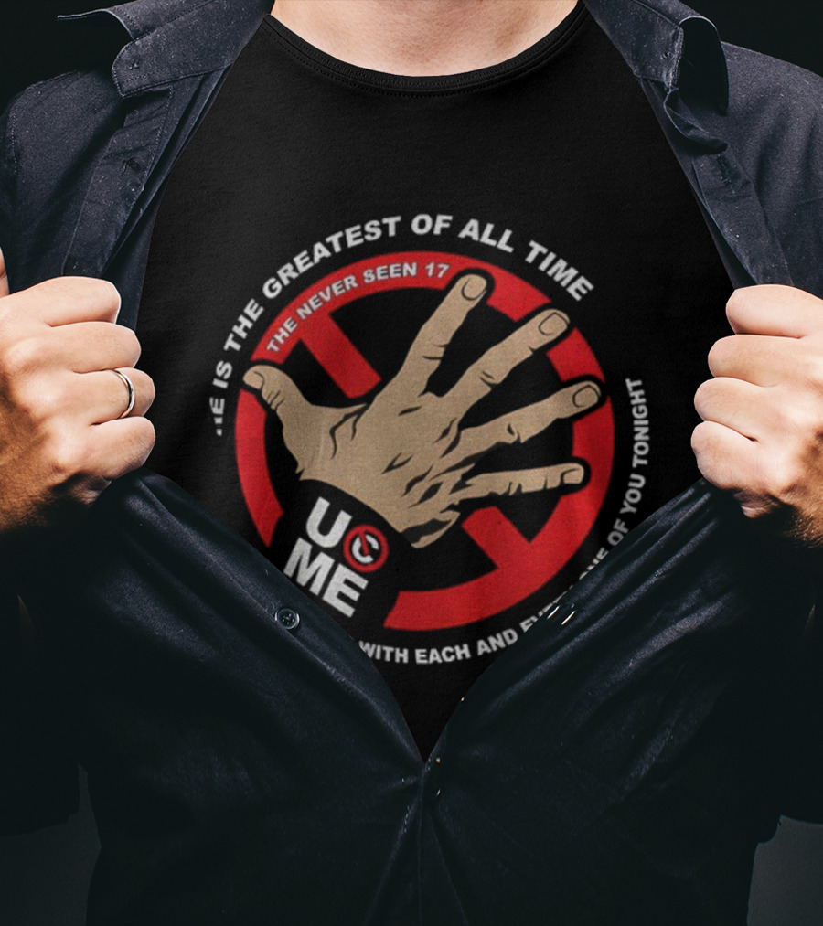 John Cena WWE Never Seen 17 Greatest Of All Time Celebrating With Each And Every T-Shirt