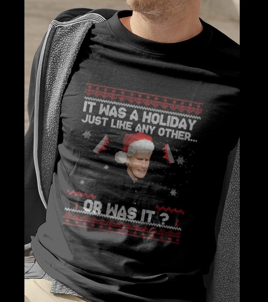 Keith Morrison True Crime Holiday Mystery Merry Xmas Santa Hat T-Shirt