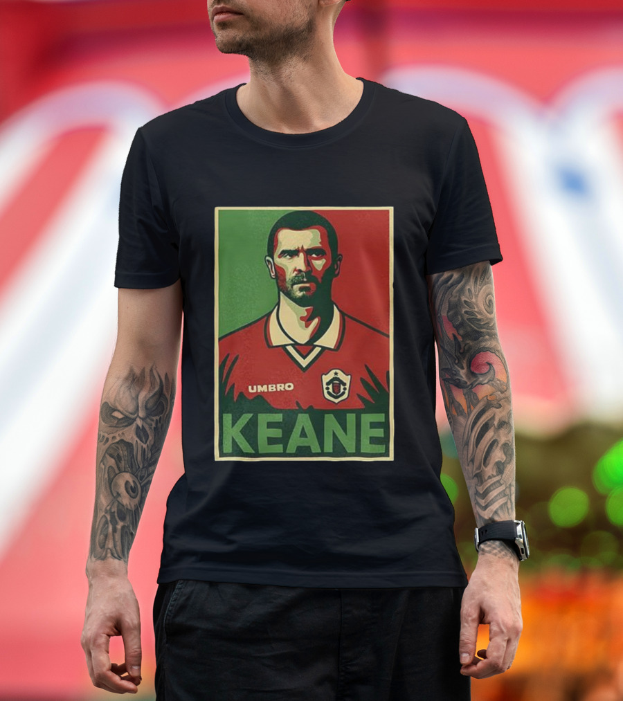 Roy Keane Umbro Football Icon T-Shirt