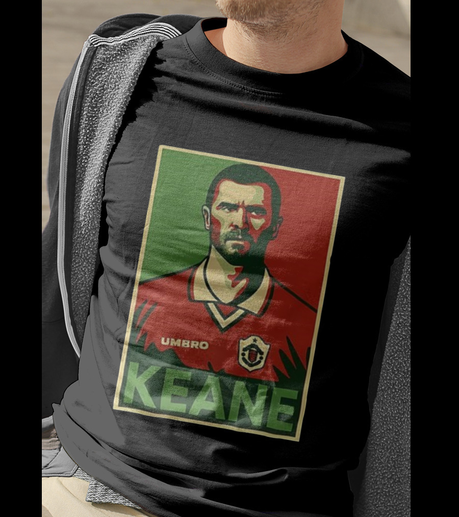 Roy Keane Umbro Football Icon T-Shirt