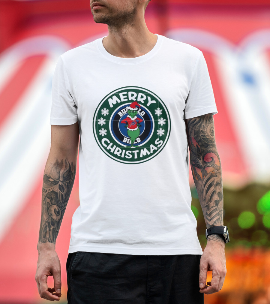 Buffalo Bills Merry Christmas Grinch T-Shirt
