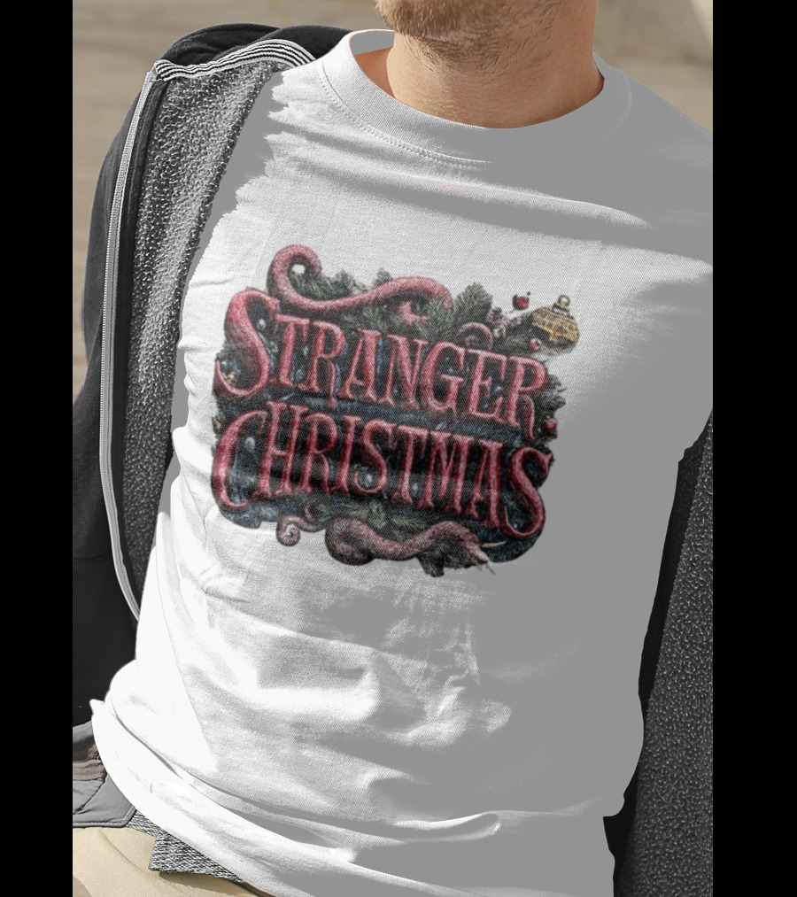 Stranger Things Merry Christmas 2025 Stranger Christmas Theme T-Shirt