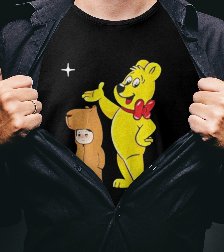 Jennie Haribo Goldbear Mascot Cute Character Design T-Shirt