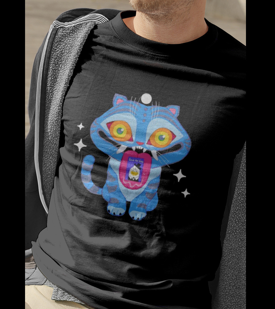 KPop Demon Hunters Save The Date Derpy Tiger T-Shirt