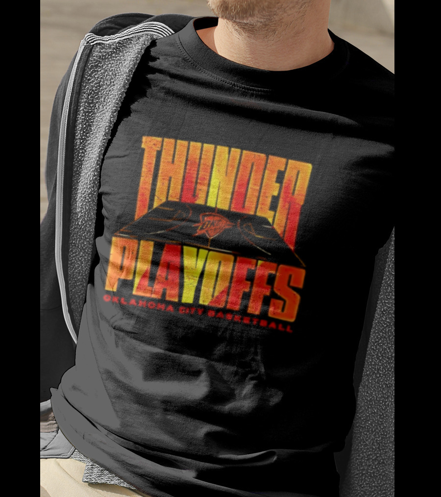Thunder Playoffs Oklahoma City Basketball Team Fan Gear T-Shirt