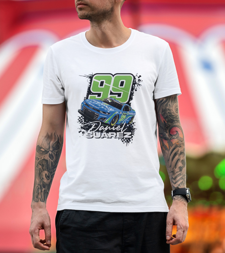 Daniel Suárez Number 99 Freeway Insurance Trackhouse Racing Chevrolet Camaro T-Shirt
