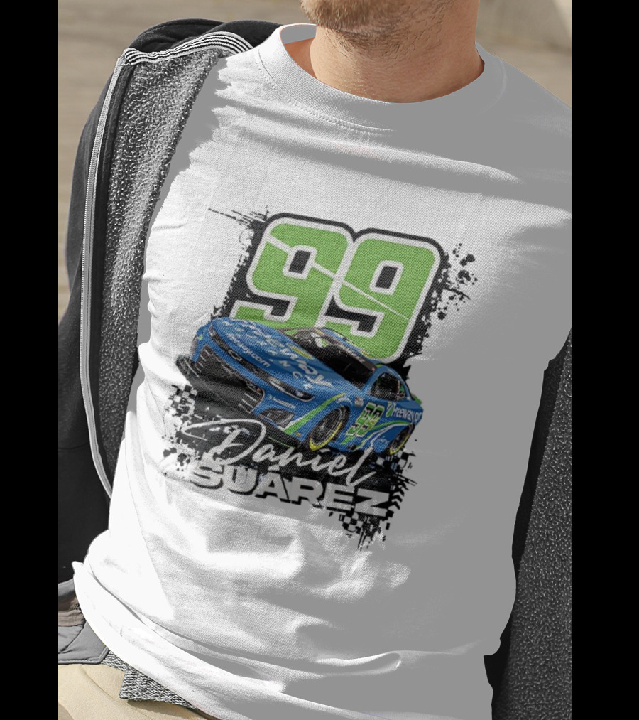 Daniel Suárez Number 99 Freeway Insurance Trackhouse Racing Chevrolet Camaro T-Shirt
