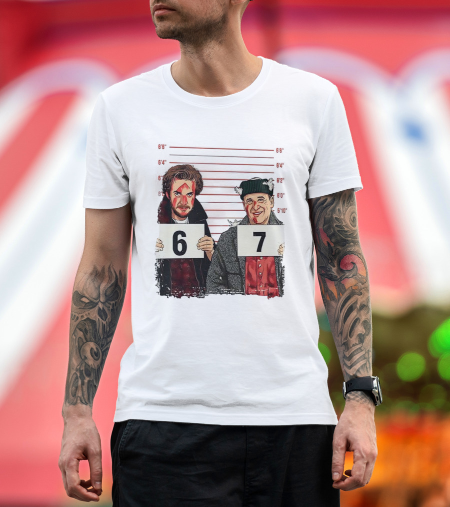 Harry and Marv Home Alone shot 6 7 Meme T-Shirt