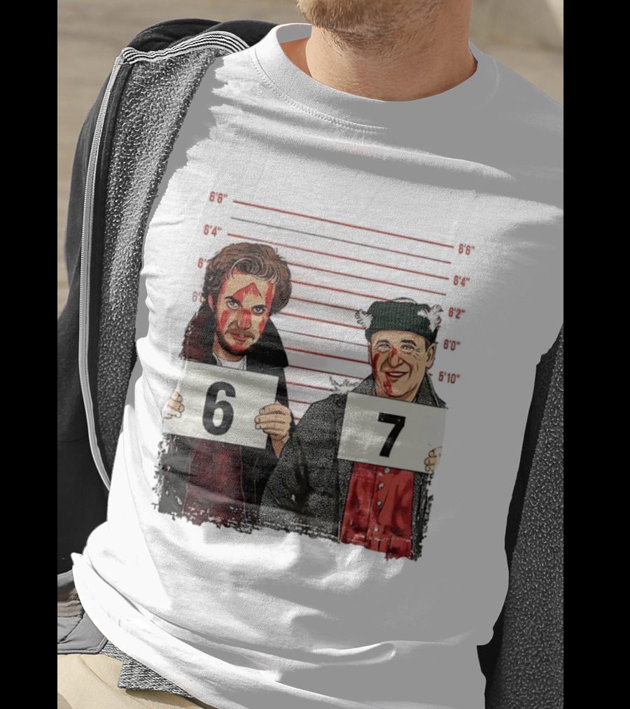 Harry And Marv Home Alone Shot 6 7 Meme T-Shirt