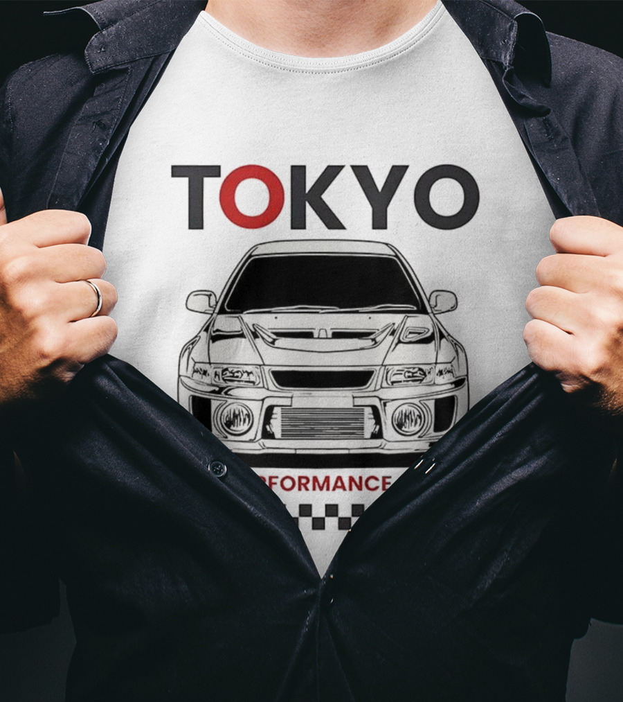 Tokyo High Performance Sports Japanese Car Models T-Shirt