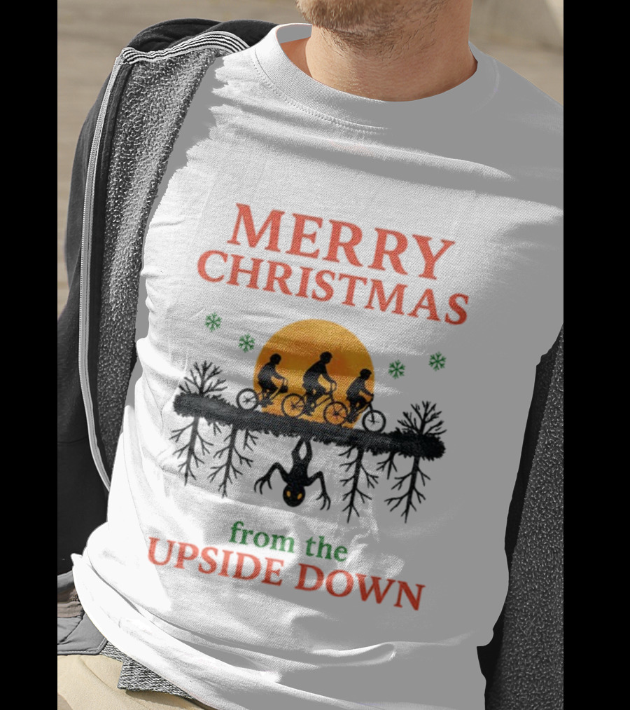 Merry Christmas From The Upside Down Stranger Things T-Shirt