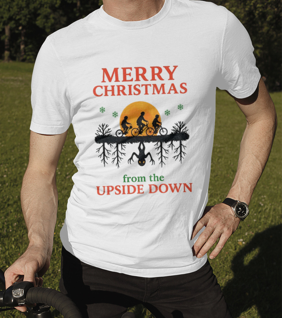 Merry Christmas From The Upside Down Stranger Things T-Shirt
