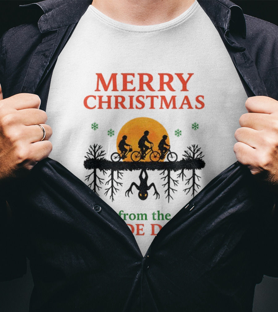 Merry Christmas From The Upside Down Stranger Things T-Shirt