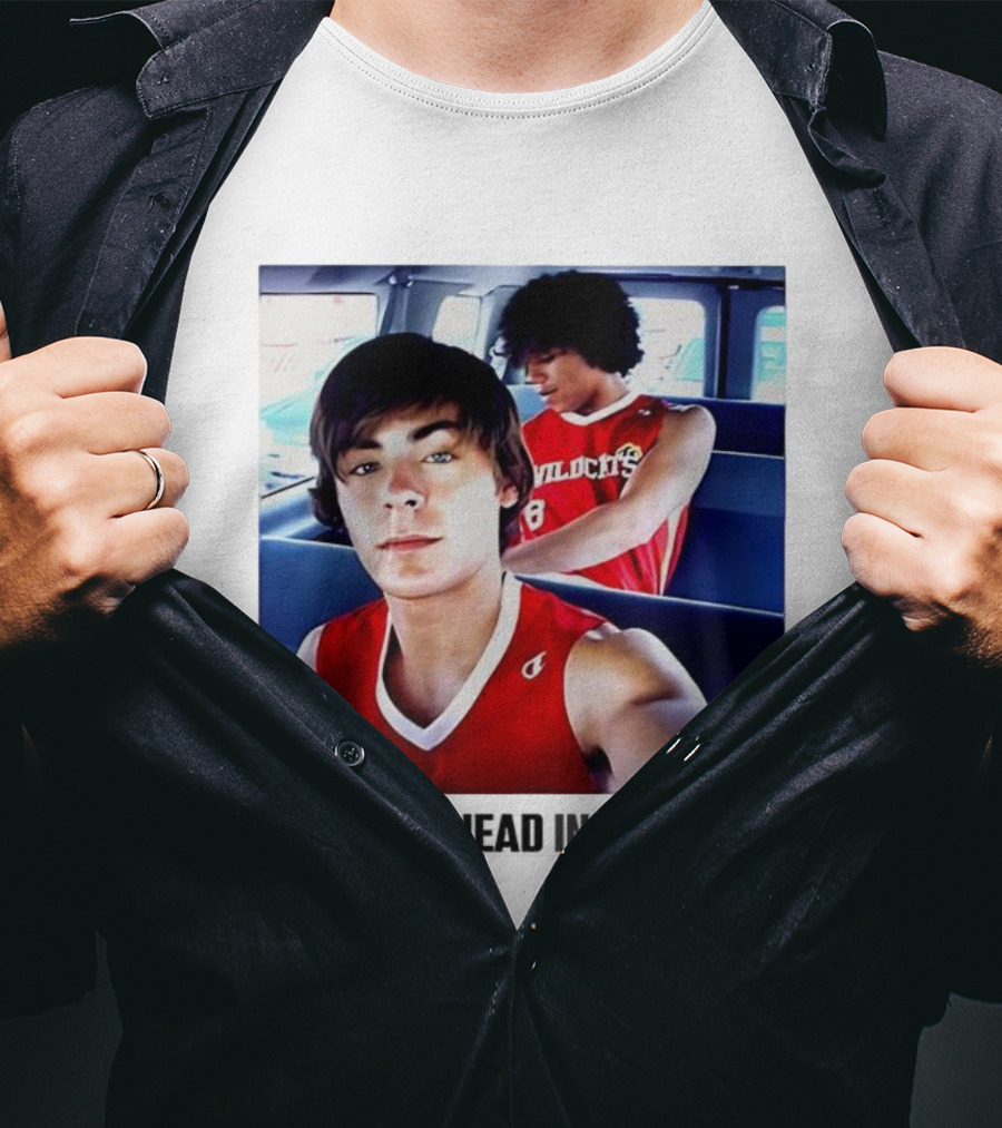 Zac Efron Corbin Bleu Wildcats Basketball Get Your Head In The Game T-Shirt