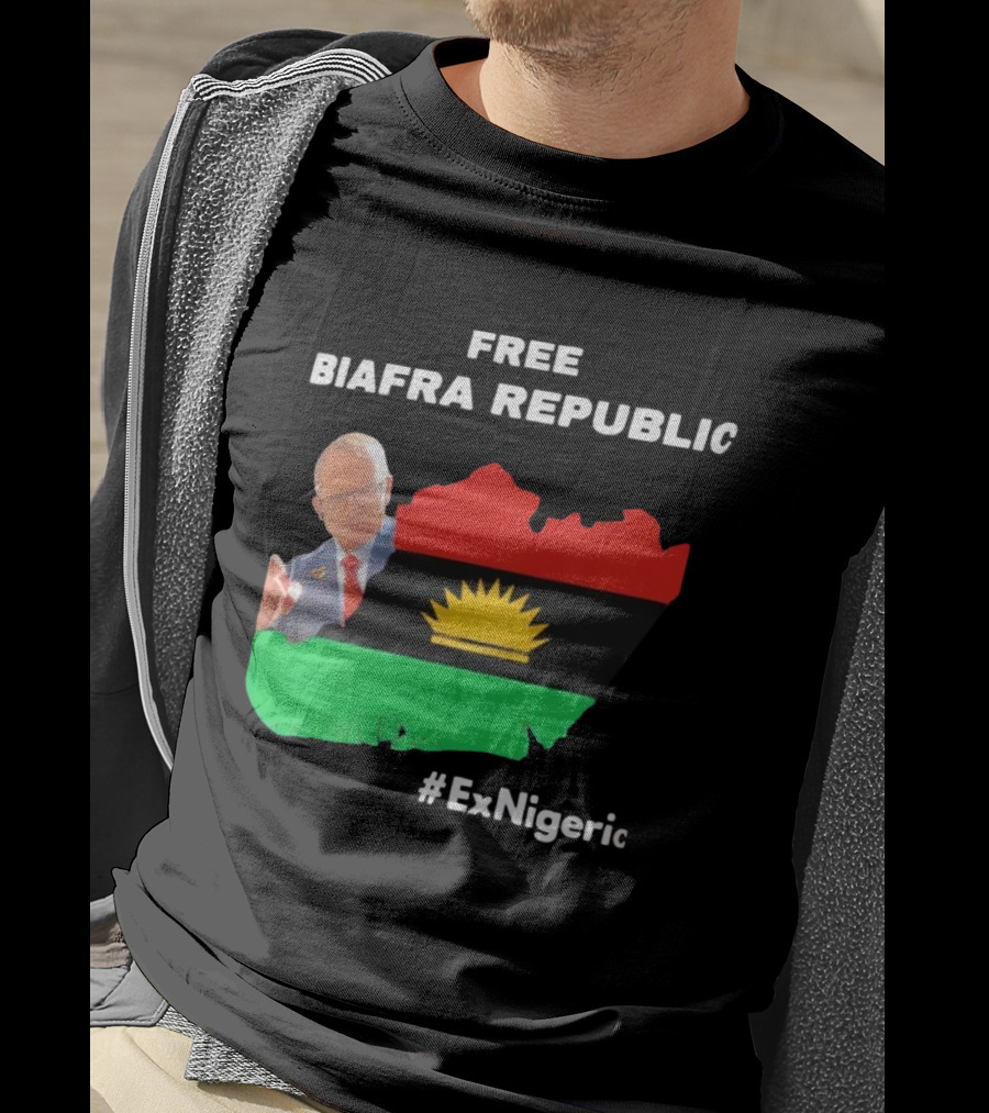Free Biafra Republic ExNigeria Gunther Fehlinger Movement T-Shirt